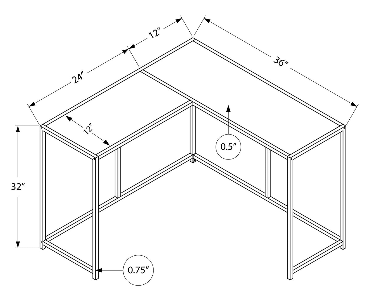 Corner Accent Console Table For Entryway - White