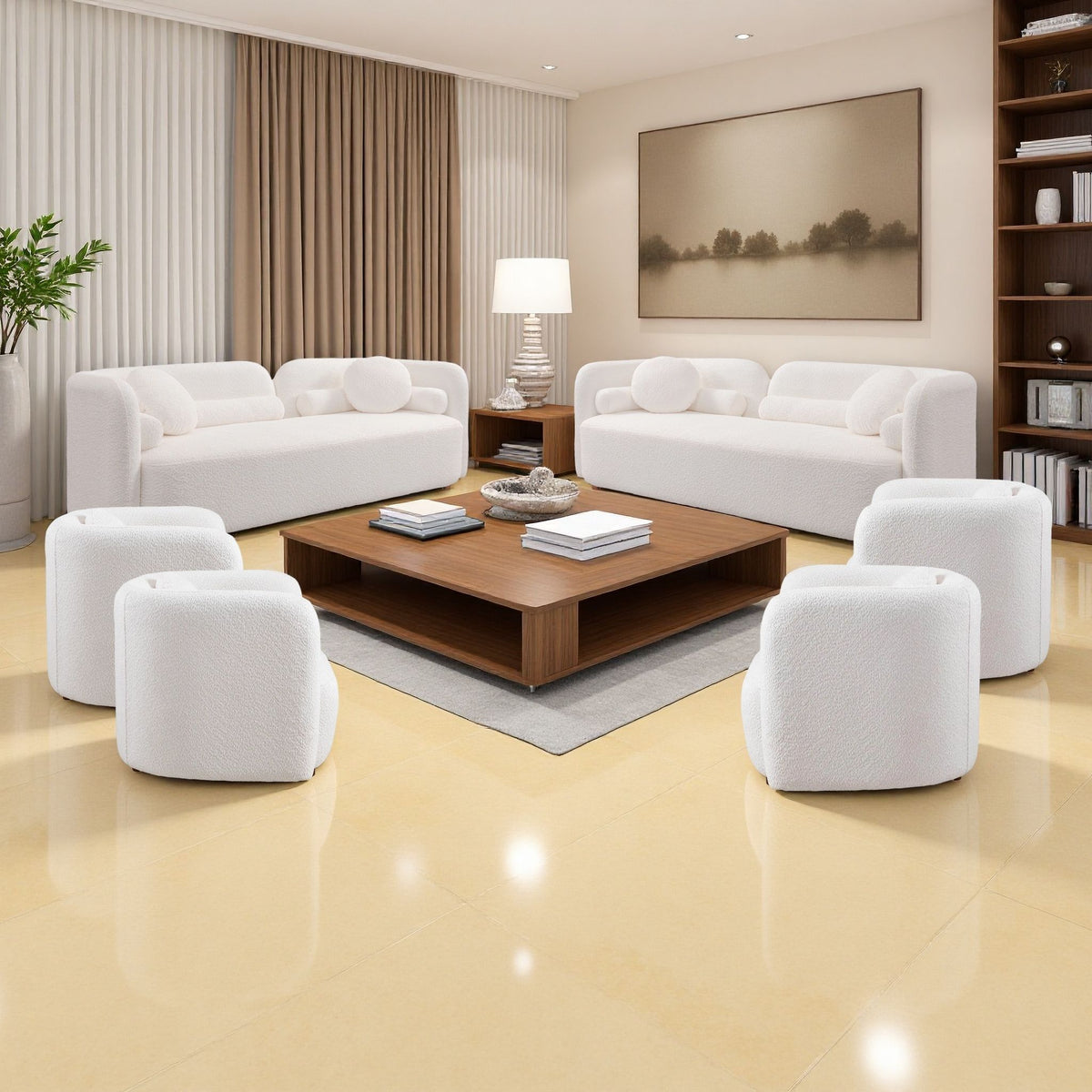 Japandi Living Room Set