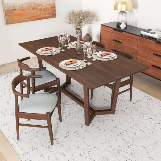 Marina - Dining Table And 4 Side Chairs - Oak