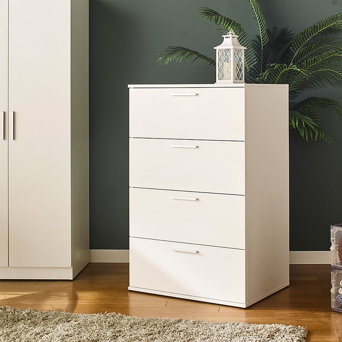 Oliver - Farmhouse Jumbo Chest With 4 Drawer Storage