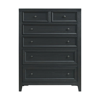 6 Drawer Chest With Knobs And Smooth Slides
