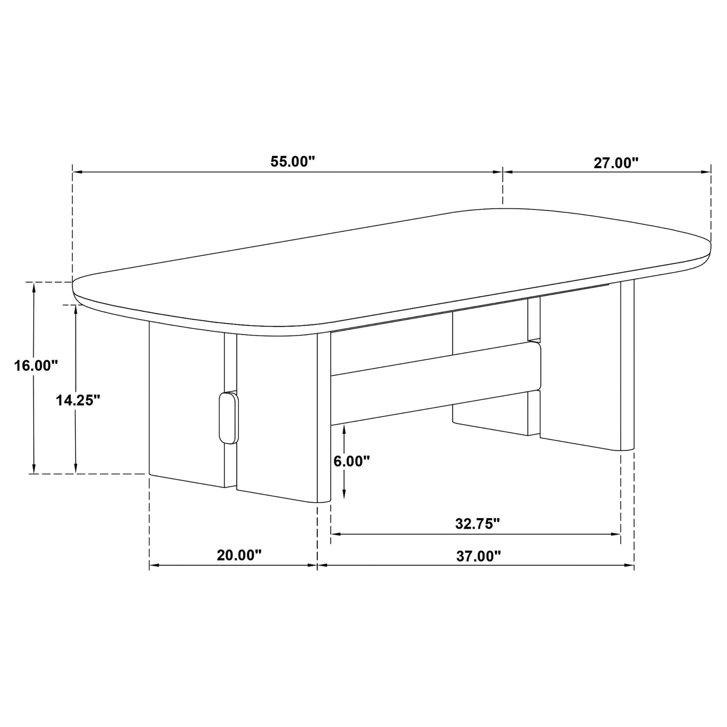 Kimpton - Table With Shelf