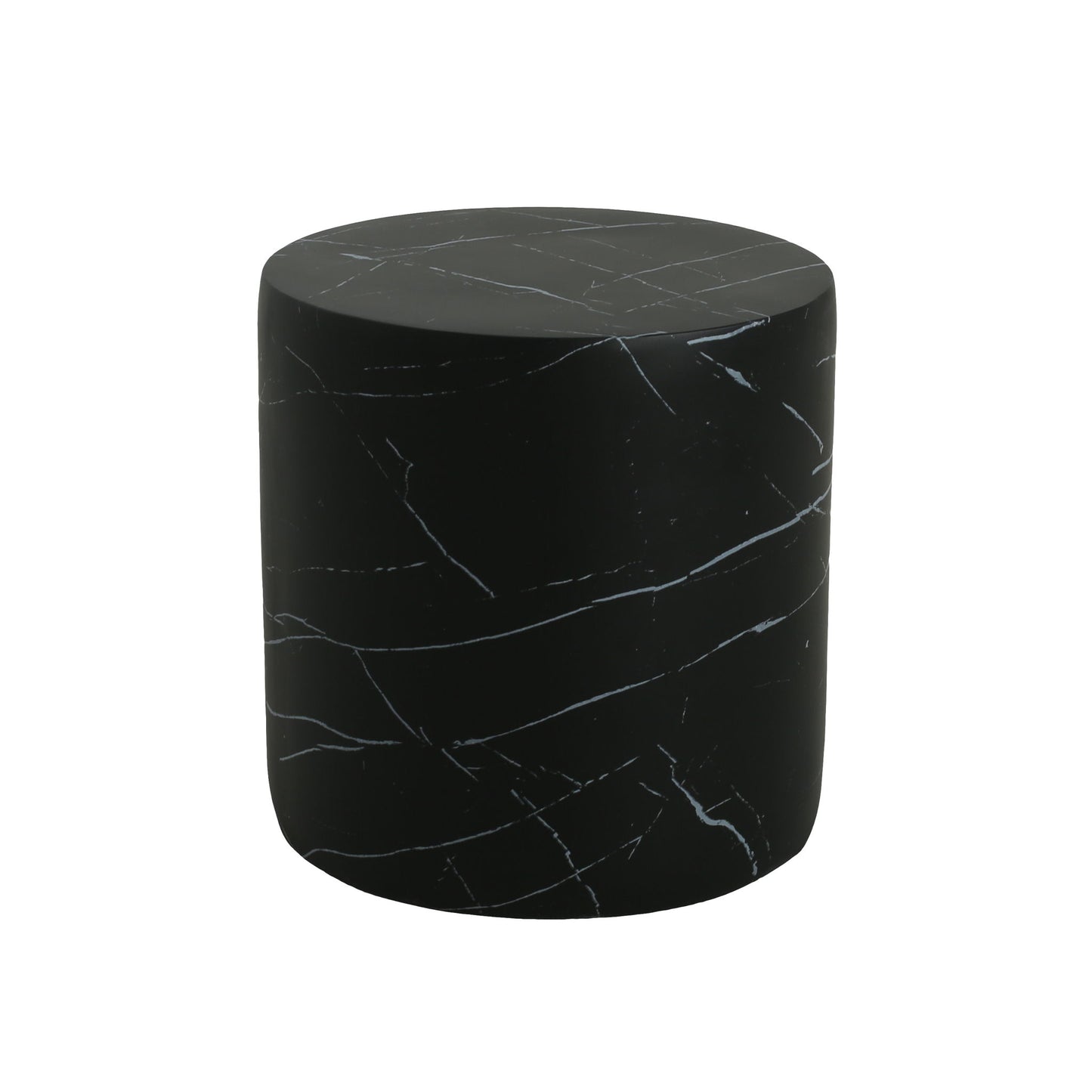 Cylindrical Design, Outdoor Lightweight Concrete Side Table