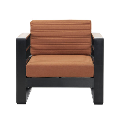 Giovanna - Club Chair Set With Aluminum Frame