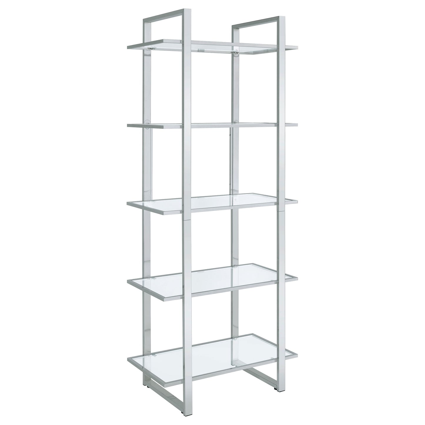 Colfax - 5 Shelf Bookshelf - Clear