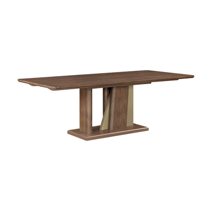 Ouida - Dining Table - Brown / Gold