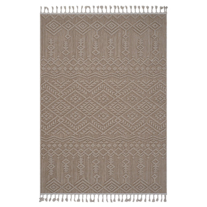 Guros - 4' X 6' Traditional Indoor / Outdoor Area Rug - Natural