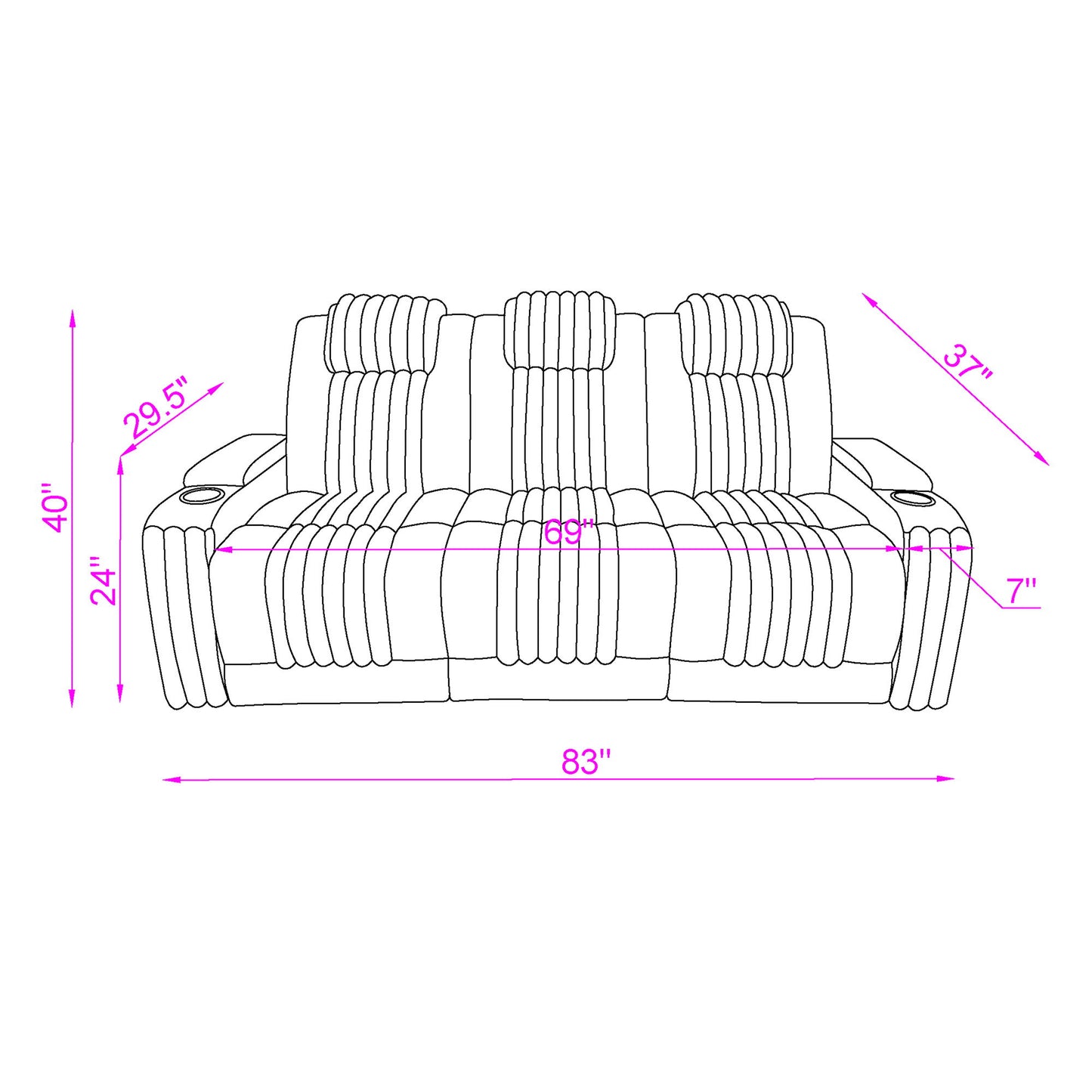 Duran - Power Reclining Set With Power Headrest