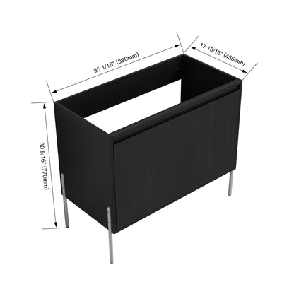Freestanding Bathroom Vanity & Soft Close Cabinet Doors