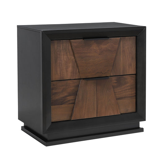 Houston - 2 Drawer Nightstand - Walnut