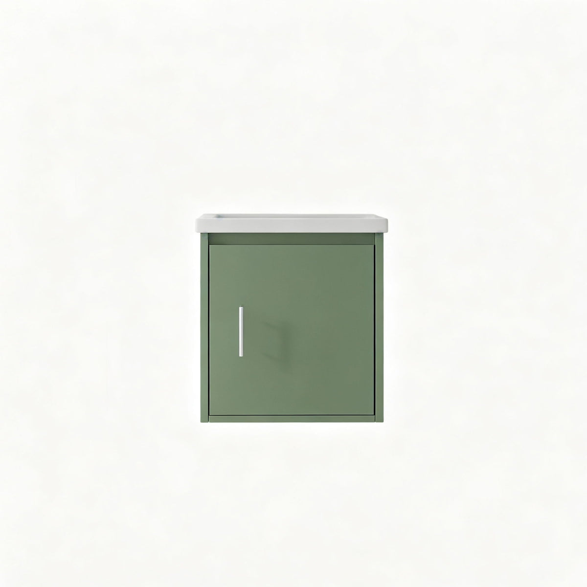 Floating Bathroom Vanity Combo, Wall Mounted Cabinet With Sink & Soft Close Doors For Small Bathrooms