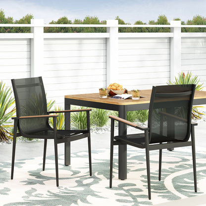 Barrister - Dining Chair (Set of 2) - Black / Natural
