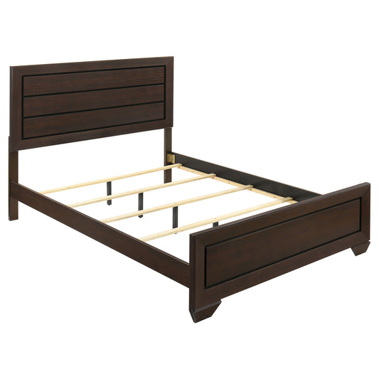 Harrison - Queen Panel Bed - Dark Brown