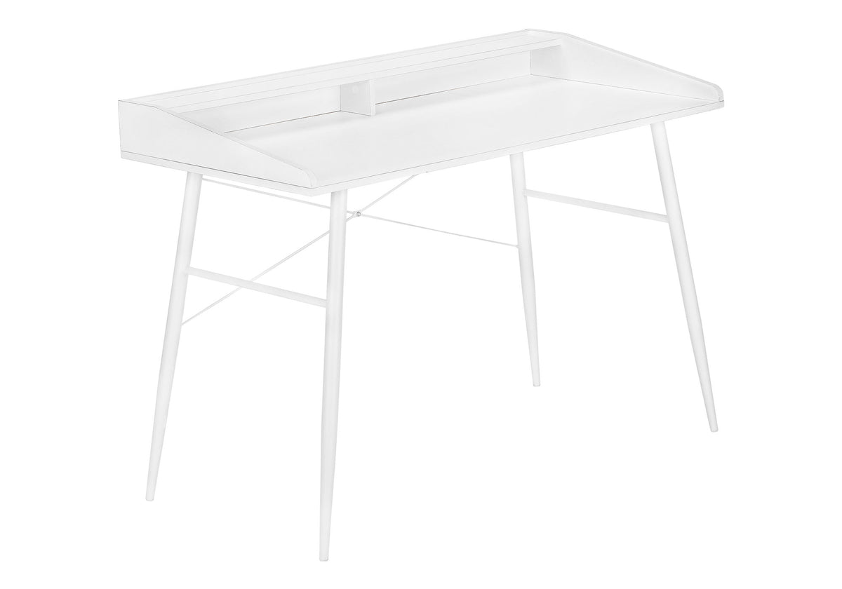 Computer Desk For Home Office, Laptop Storage Shelves, Contemporary & Modern