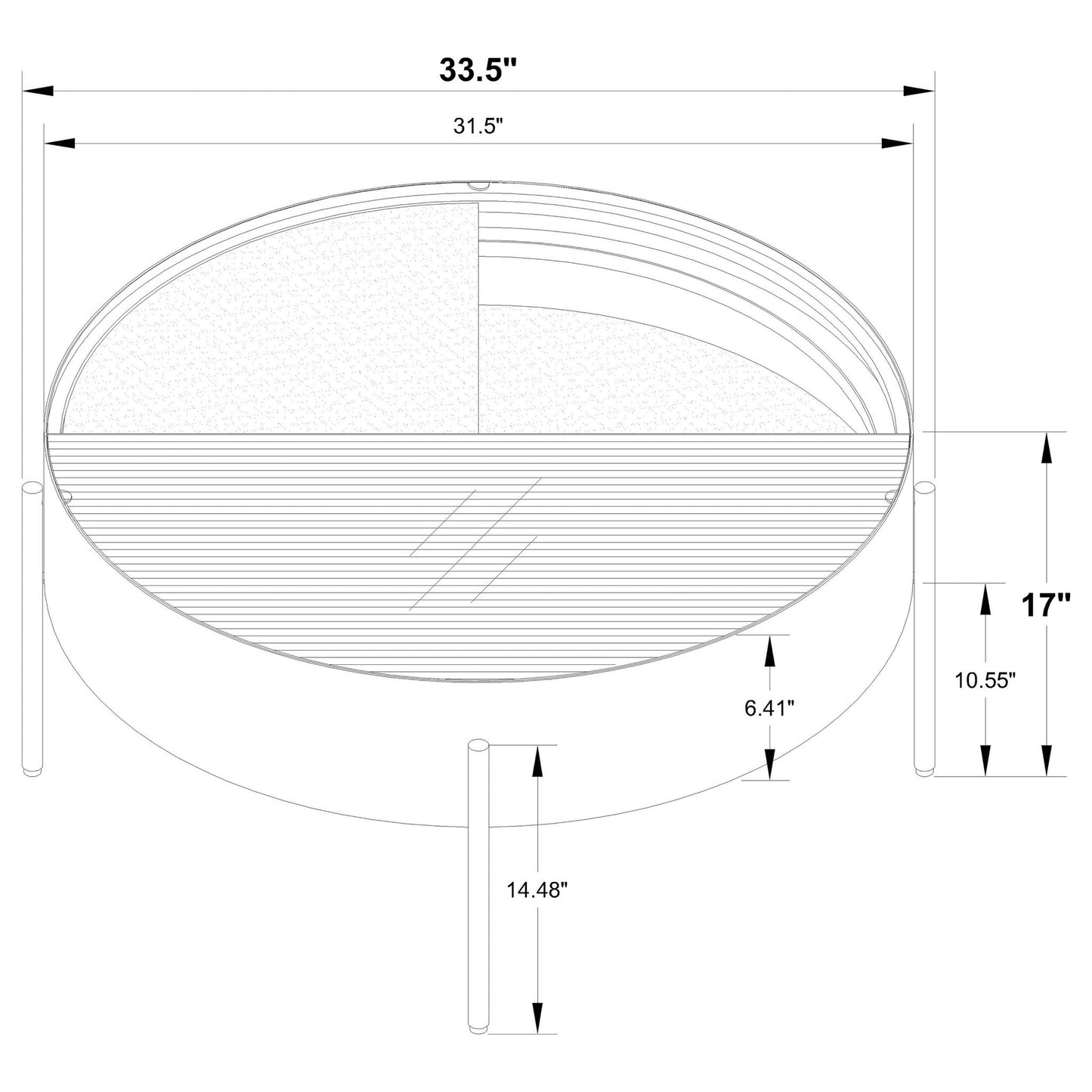 Rafael - Round Design Table