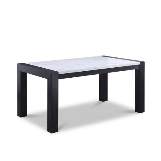Dining Table - Charcoal / White / Charcoal