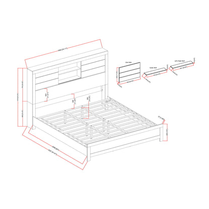 Urban - 5 Piece Set With Bookcase