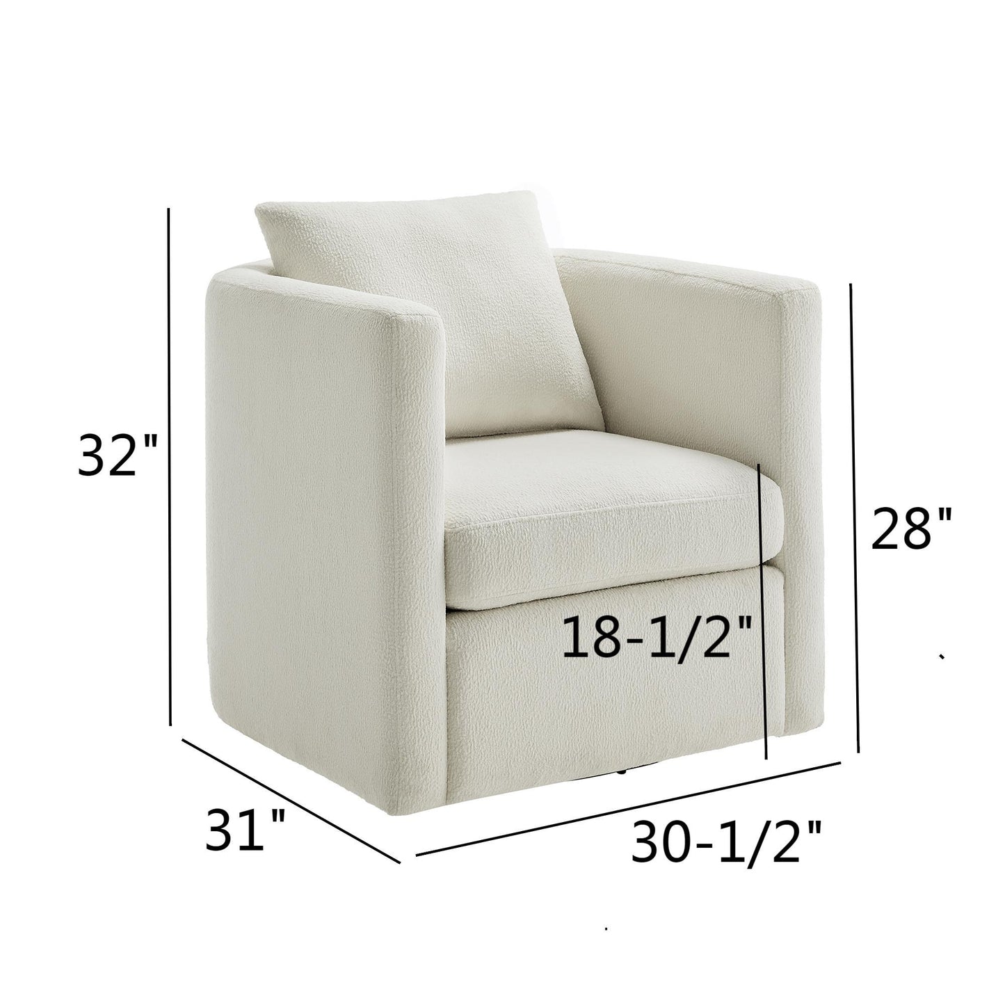 Sutton - Swivel Barrel Chair