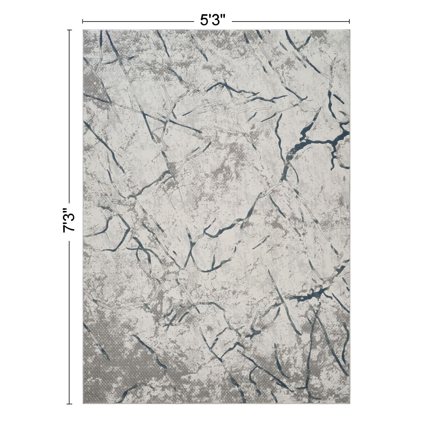 Geometrix - Contemporary Area Rug With Geometric 3D Effect