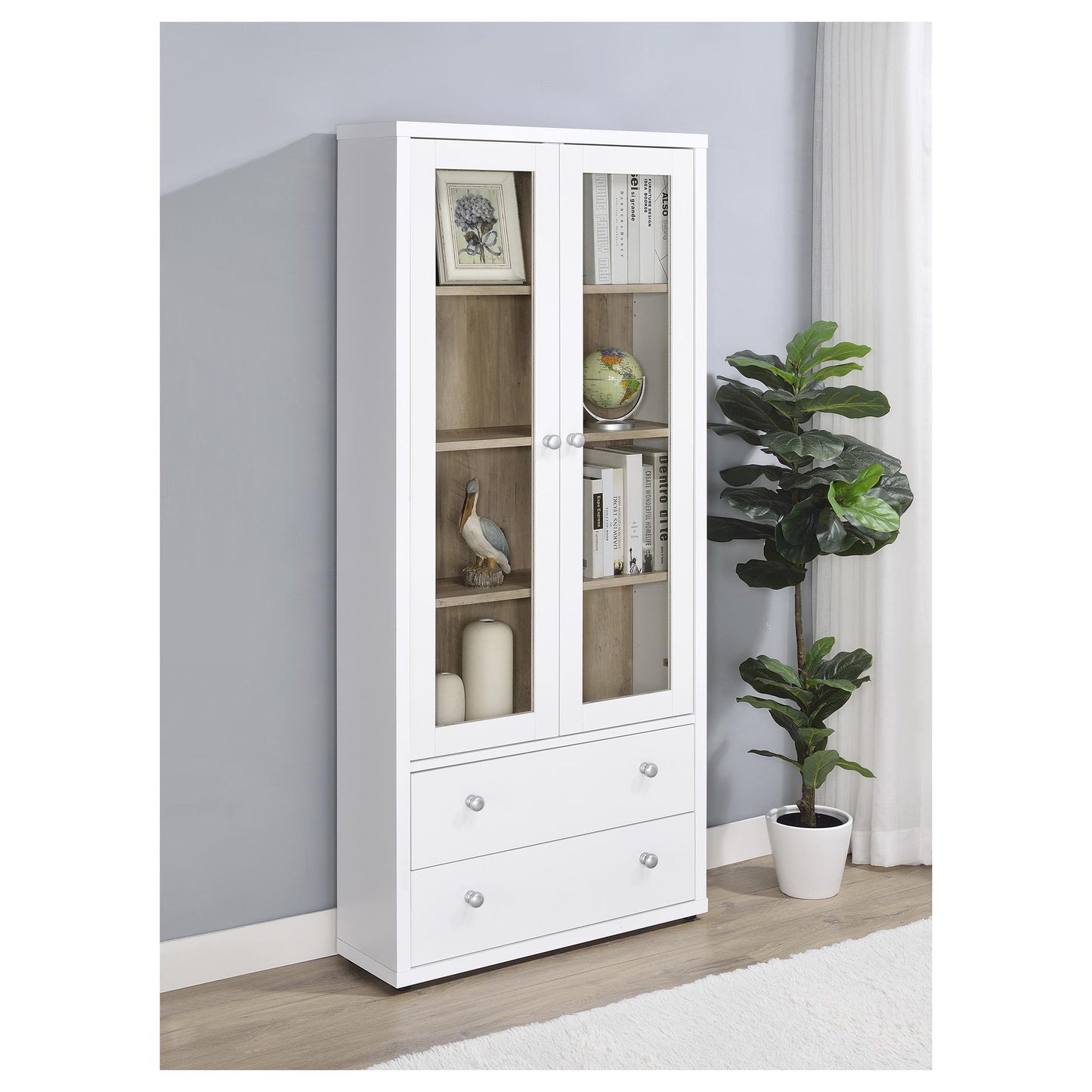 Idaho - 4 Shelf Display Cabinet