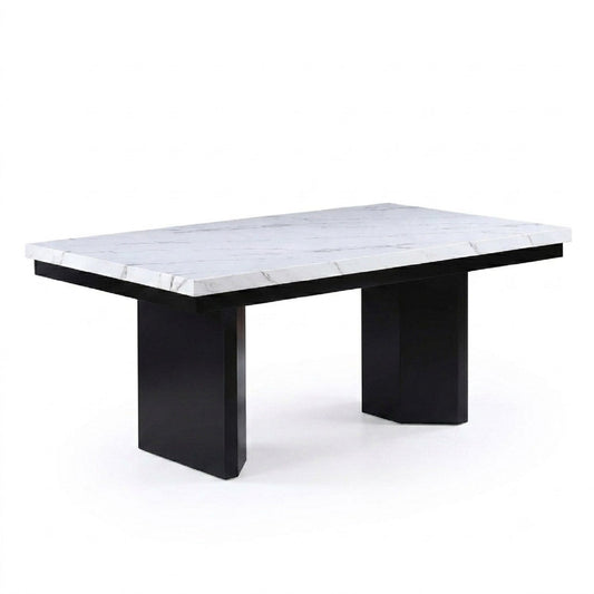 Dining Table For Kitchen - Black / White