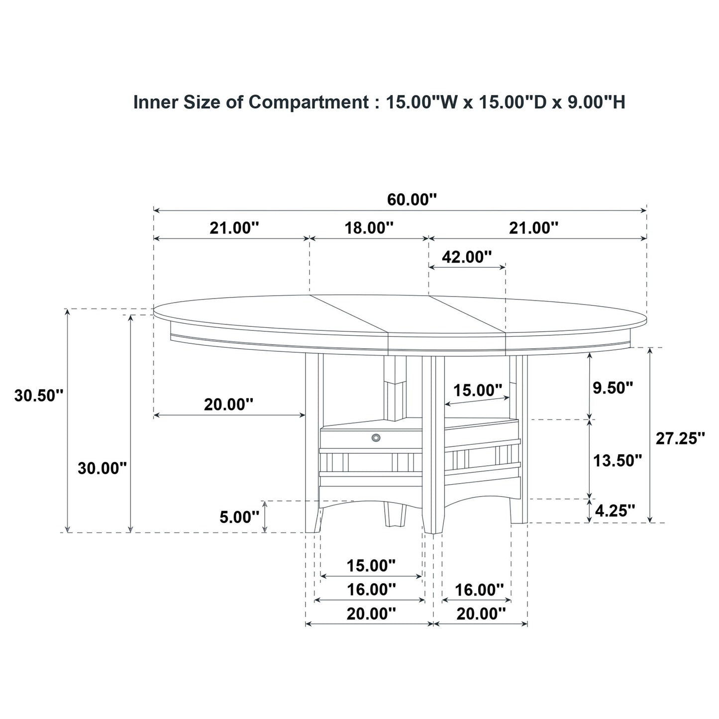 Davis - Extension Leaf Dining Table - Light Oak