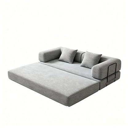 Convertible Sofa Bed With Removable Pillows