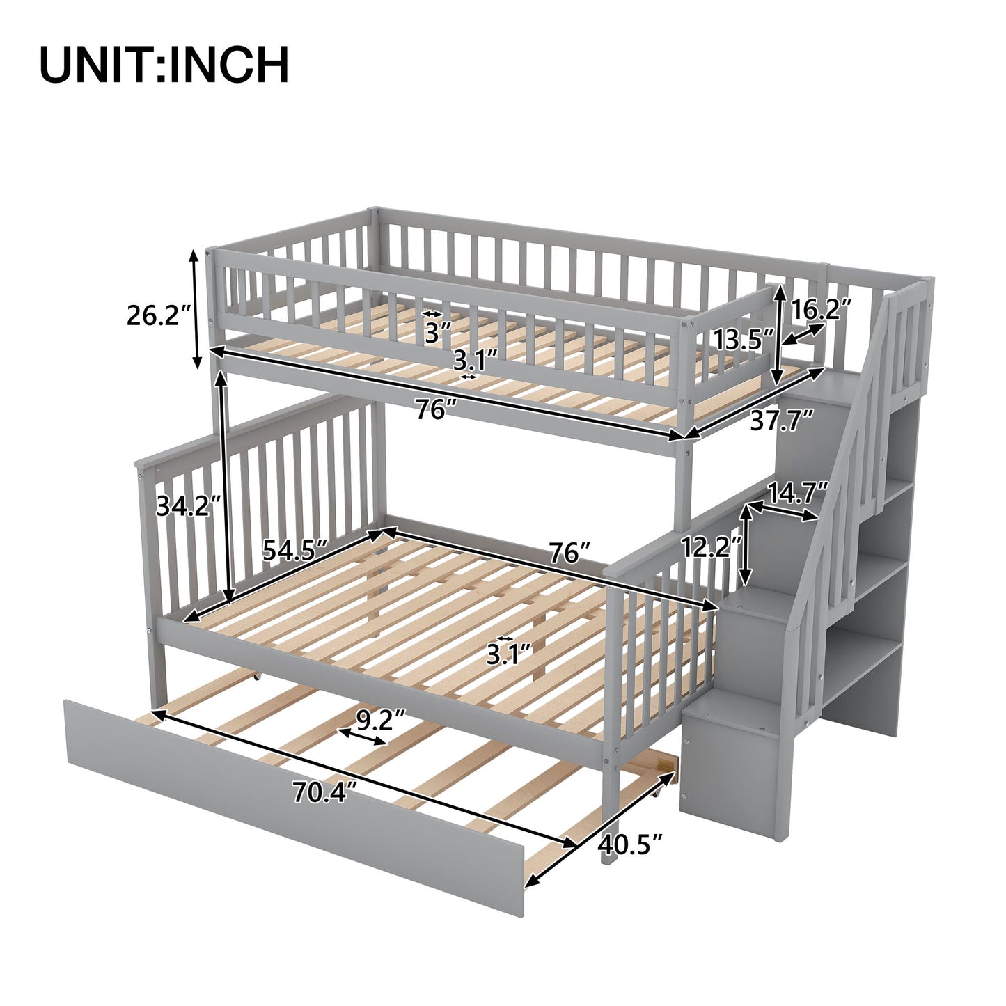 Bunk Bed & Staircase