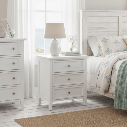 Luca - 3 Drawer Nightstand