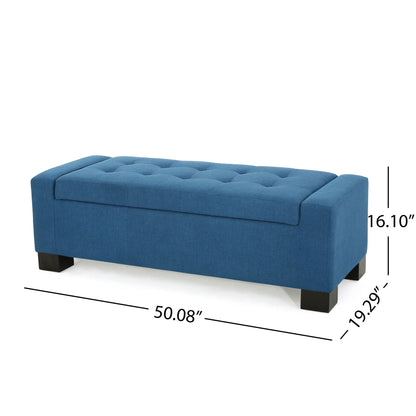 Tufted Storage Ottoman Bench