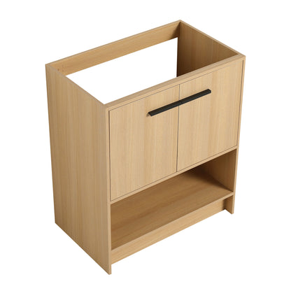 Modern Freestanding Bathroom Vanity With 2 Doors