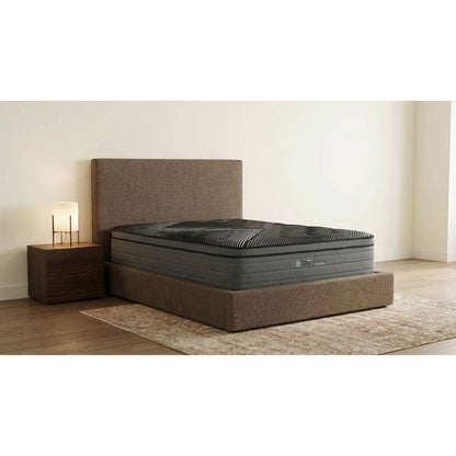Starrett Black - 14" Euro Top Hybrid Mattress With Copper Gel And Silver Infused Foam - Sleek Black - Twin