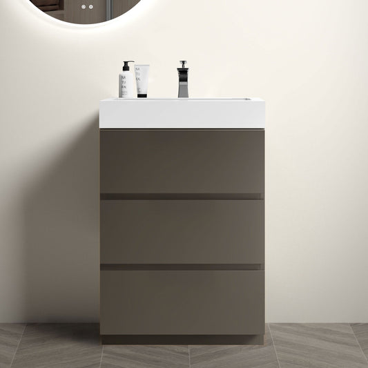 Alice - Bathroom Vanity With Sink, Large Storage Freestanding