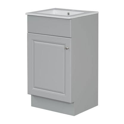 Bathroom Vanity With Sink, Cabinet With Adjustable Shelf