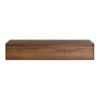 Modern Minimalist Bathroom Cabinet With Soft Close Drawers And Floating Mounting Design
