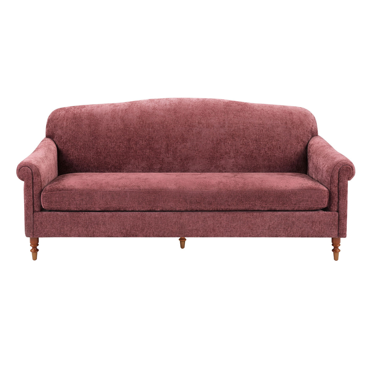 Loveseat Sofa, 2 Seater Couch With Rolled Arms