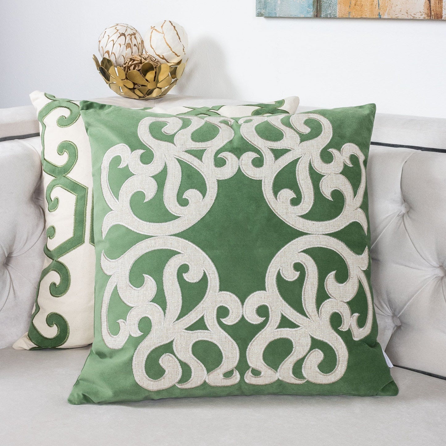 Dora - Pillow Cover With Matching Back