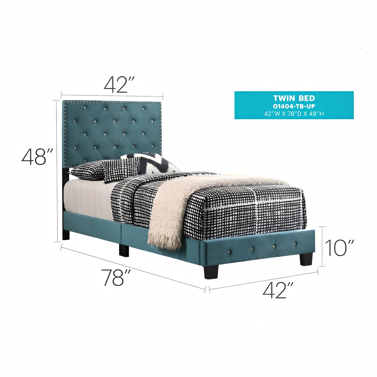 Luxurious Upholstered Bed