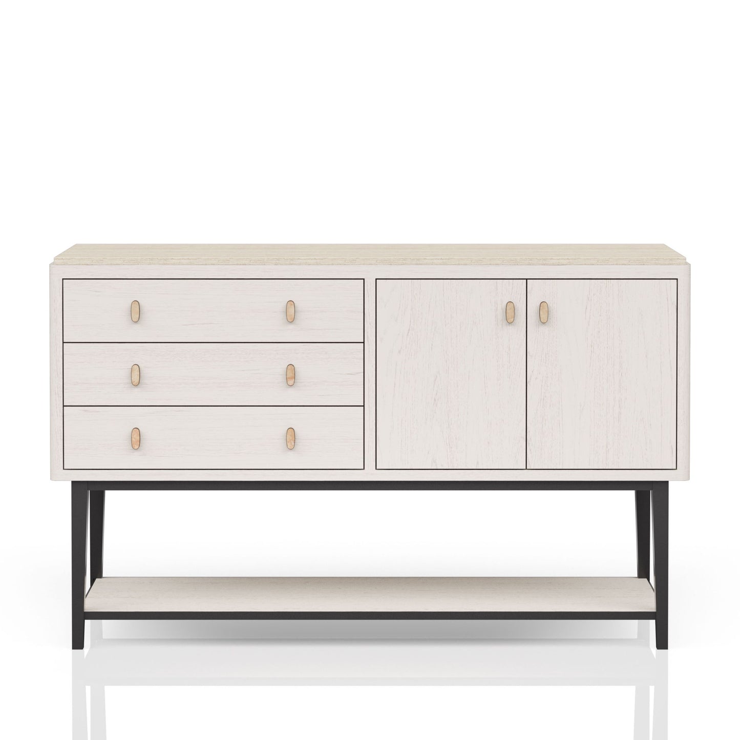 Server With Base - White