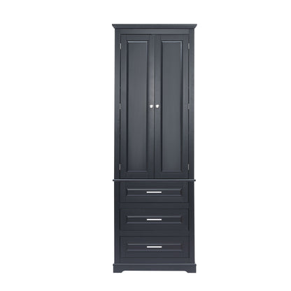 Storage Cabinet With 3 Drawers For Bathroom